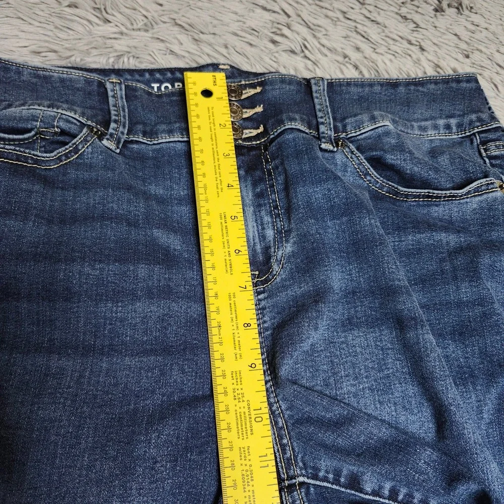 Torrid Jegging Jeans Womens 18 18R Super Soft Blue Denim Skinny Stretch 3 Button - Picture 5 of 15